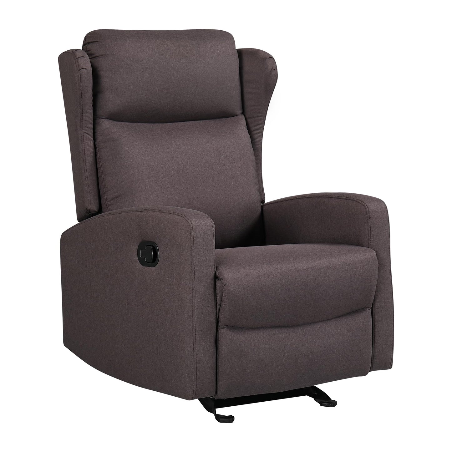 Mecor Recliner Chair for Living Room, Single Sofa Chair with Soft PU and PVC Leather, Modern recliners Chair with Adjustable Height and Lumbar Support for Office (Grey)