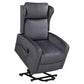 Brocle Power Lift Recliner Chair, Adjustable Modern Lift Chair, Lift Recliner Sofa for Back, Lumbar, Legs Support, Classic Power Recliner Chair with Remote Control, Side Pocket (Technical Fabric Grey)