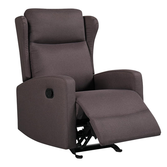 Mecor Recliner Chair for Living Room, Single Sofa Chair with Soft PU and PVC Leather, Modern recliners Chair with Adjustable Height and Lumbar Support for Office (Grey)