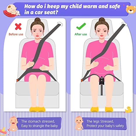 Brocle Pregnancy Bump Strap for Car to Protect Unborn Babies